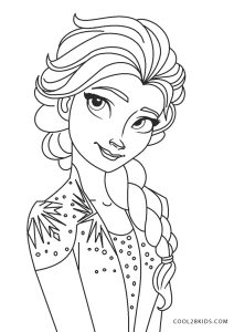 Frozen III: Elsa Coloring Pages Free Printable 134