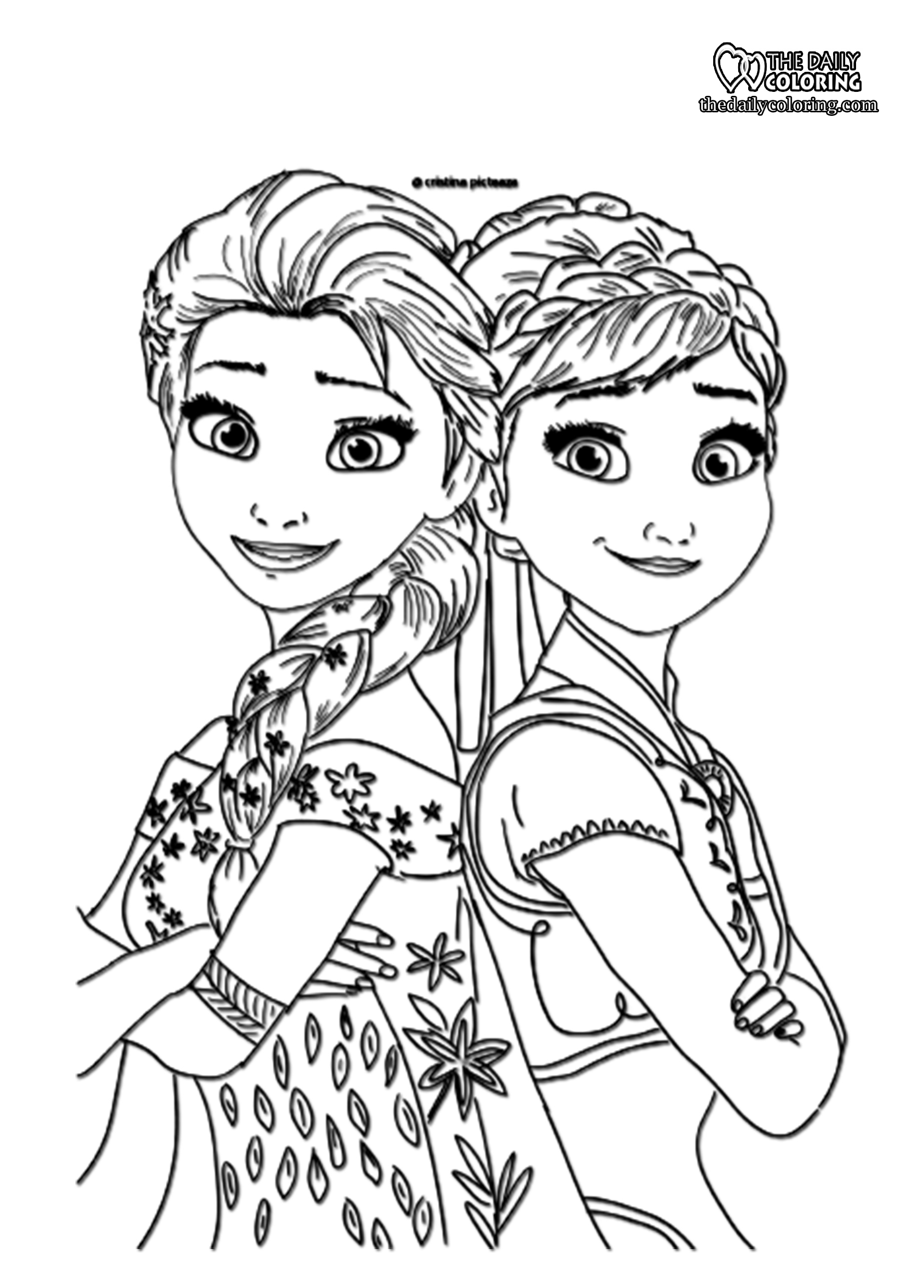 Frozen III: Elsa Coloring Pages Free Printable 135