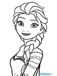 Frozen III: Elsa Coloring Pages Free Printable 87