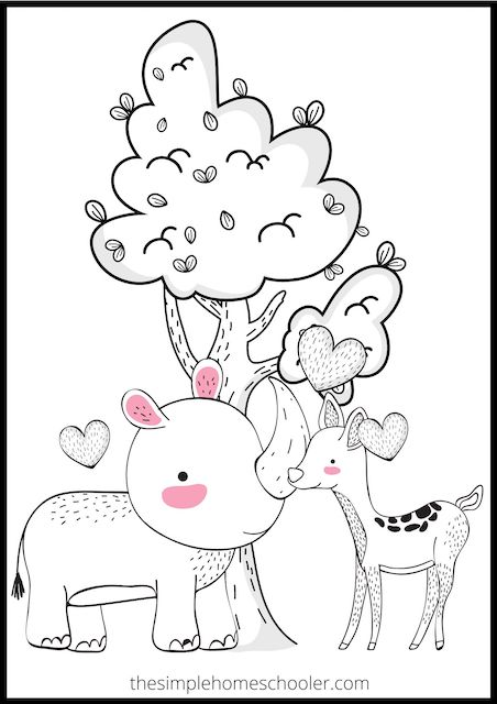 150+ Deer Coloring Pages 113