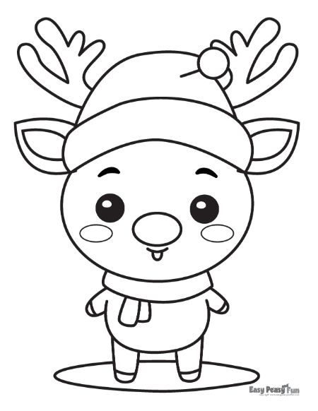 150+ Deer Coloring Pages 117