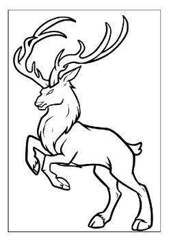 150+ Deer Coloring Pages 143