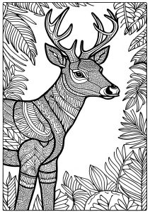 150+ Deer Coloring Pages 149