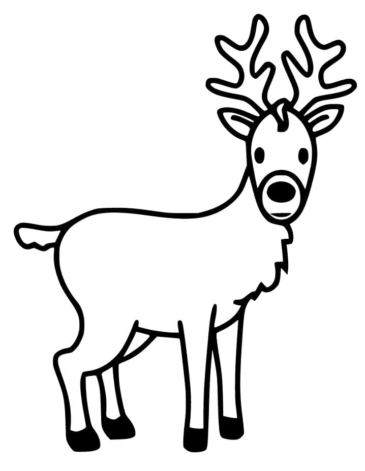 150+ Deer Coloring Pages 54