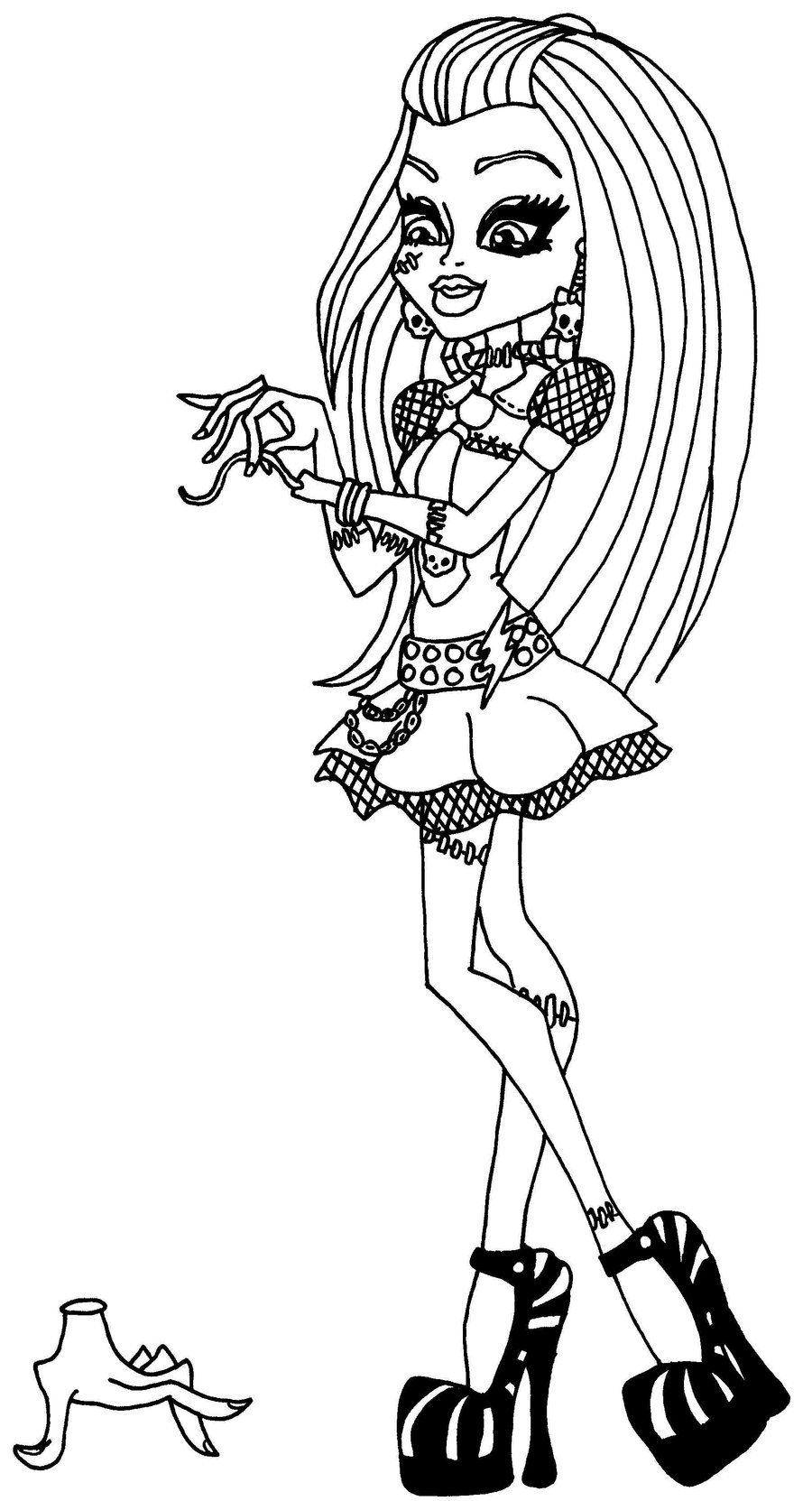 150+ Monster High Coloring Pages: Enter the World of Monster High 104