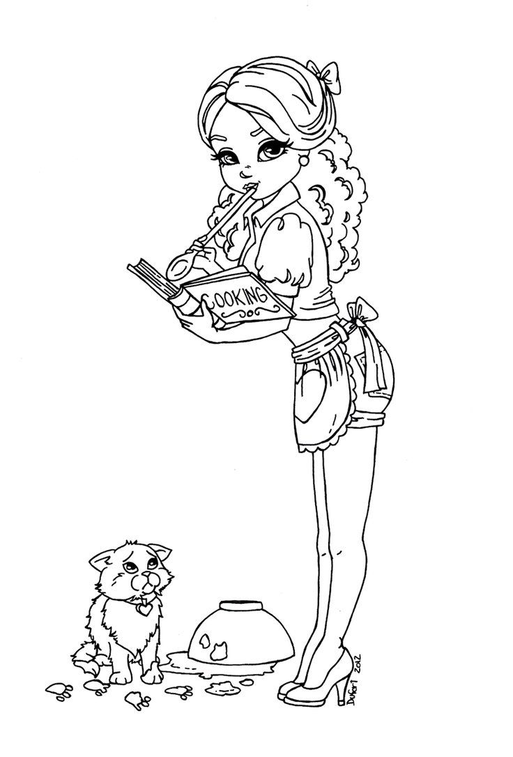 150+ Monster High Coloring Pages: Enter the World of Monster High 128