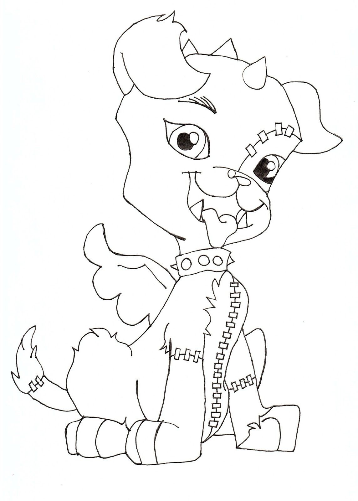 150+ Monster High Coloring Pages: Enter the World of Monster High 35