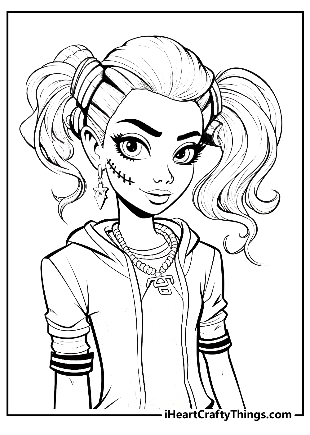 150+ Monster High Coloring Pages: Enter the World of Monster High 74