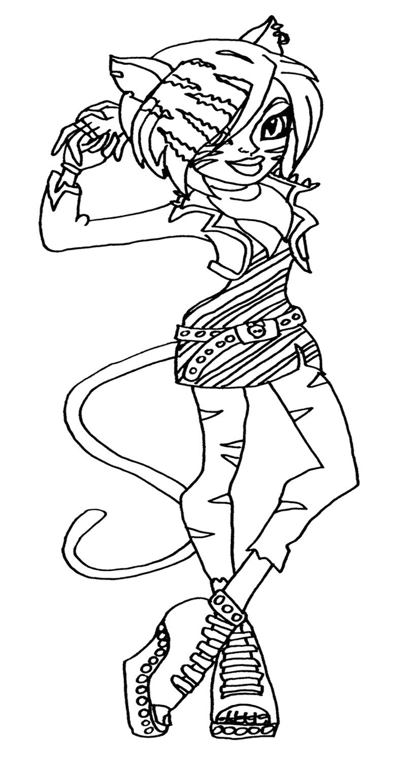 150+ Monster High Coloring Pages: Enter the World of Monster High 82