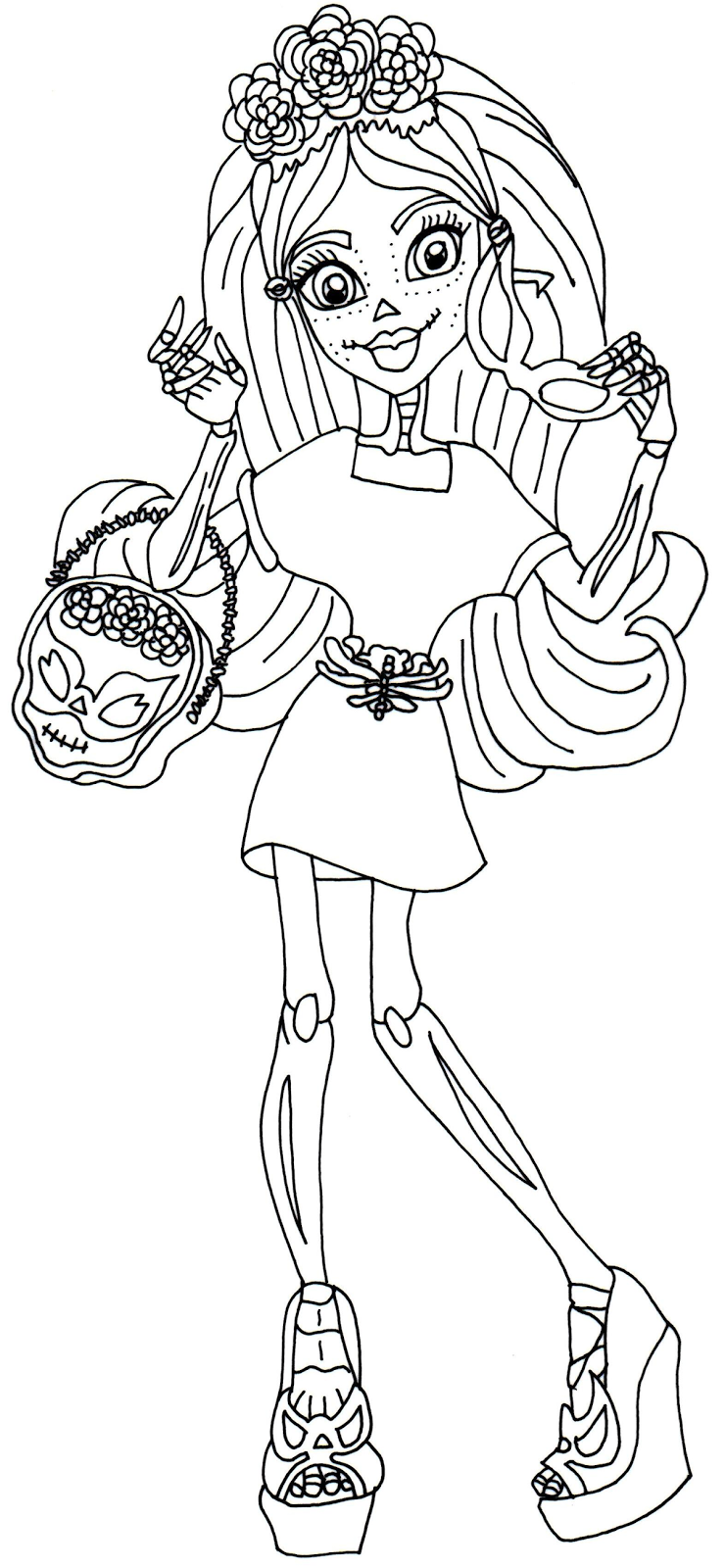 150+ Monster High Coloring Pages: Enter the World of Monster High 84