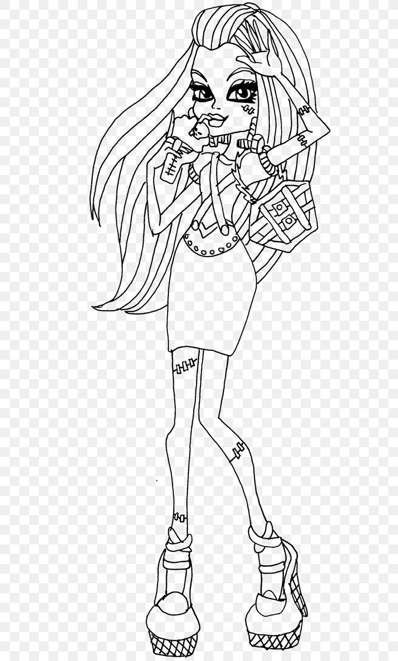 150+ Monster High Coloring Pages: Enter the World of Monster High 89