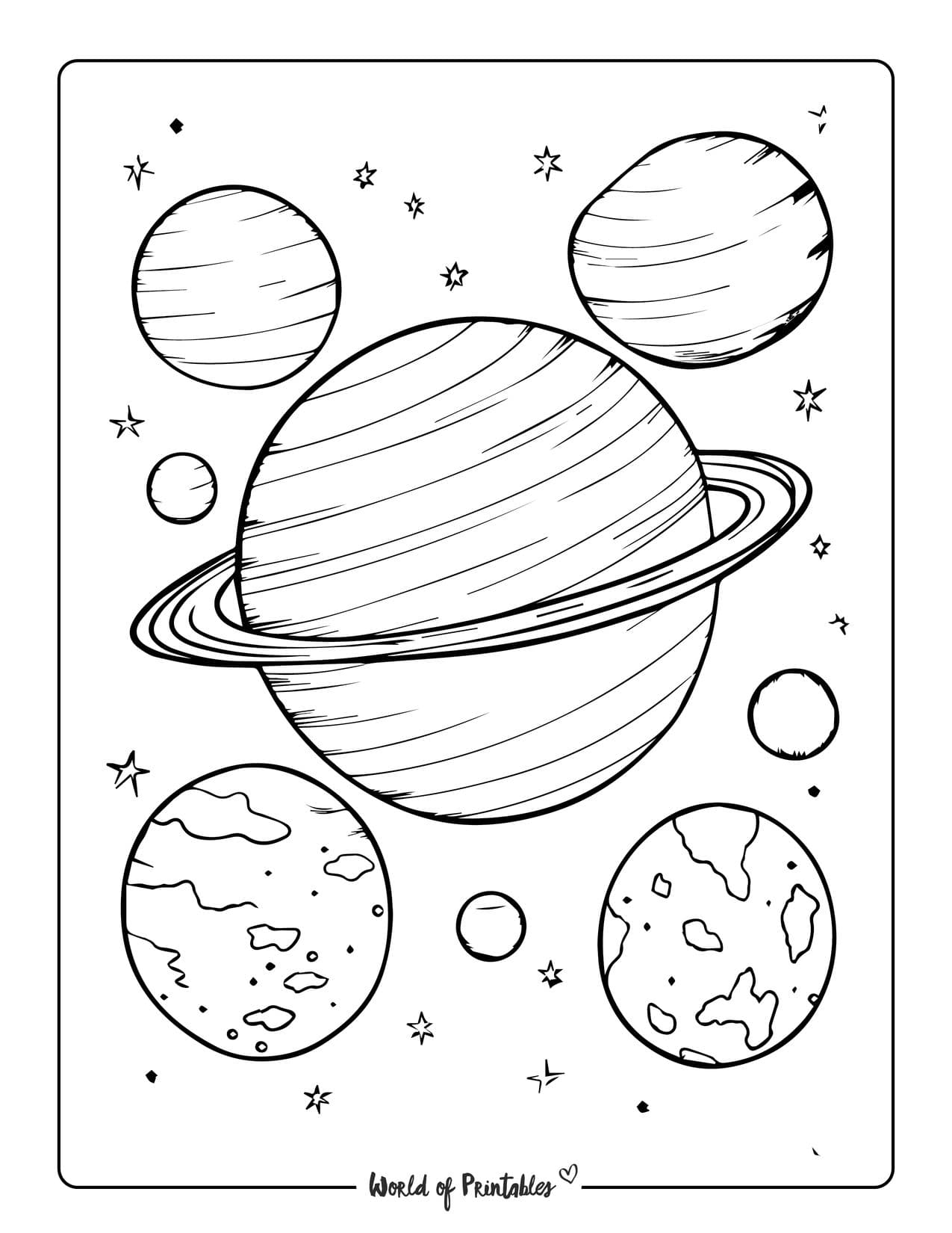 199+ Solar System Coloring Pages 103