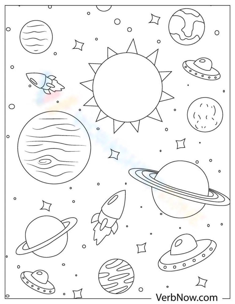 199+ Solar System Coloring Pages 133