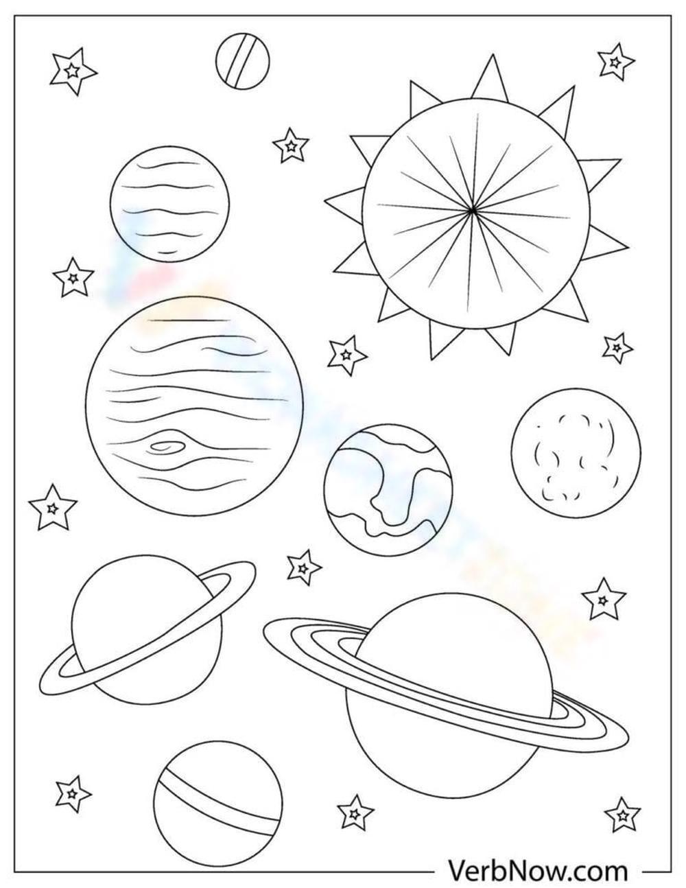 199+ Solar System Coloring Pages 135