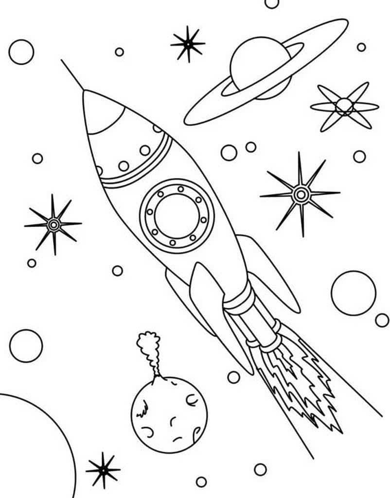 199+ Solar System Coloring Pages 177