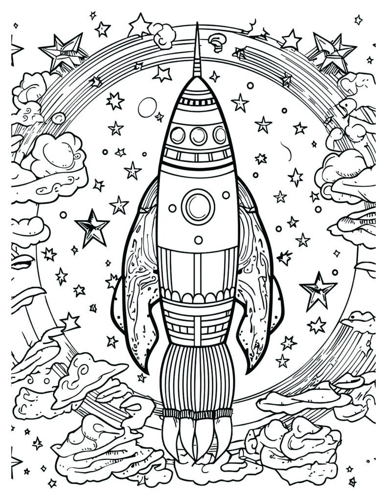 199+ Solar System Coloring Pages 182