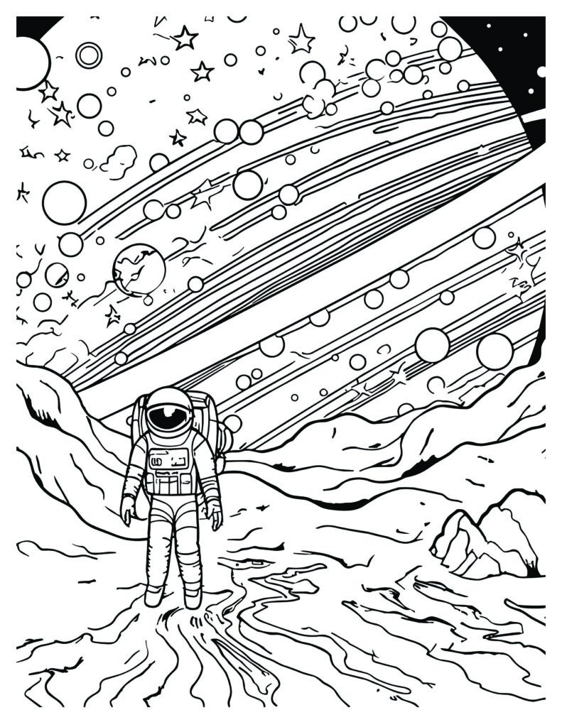 199+ Solar System Coloring Pages 196