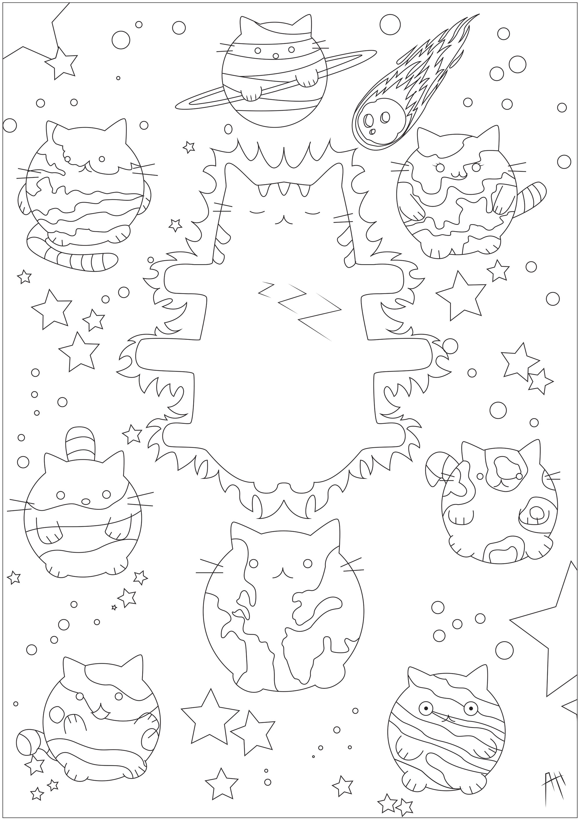 199+ Solar System Coloring Pages 27