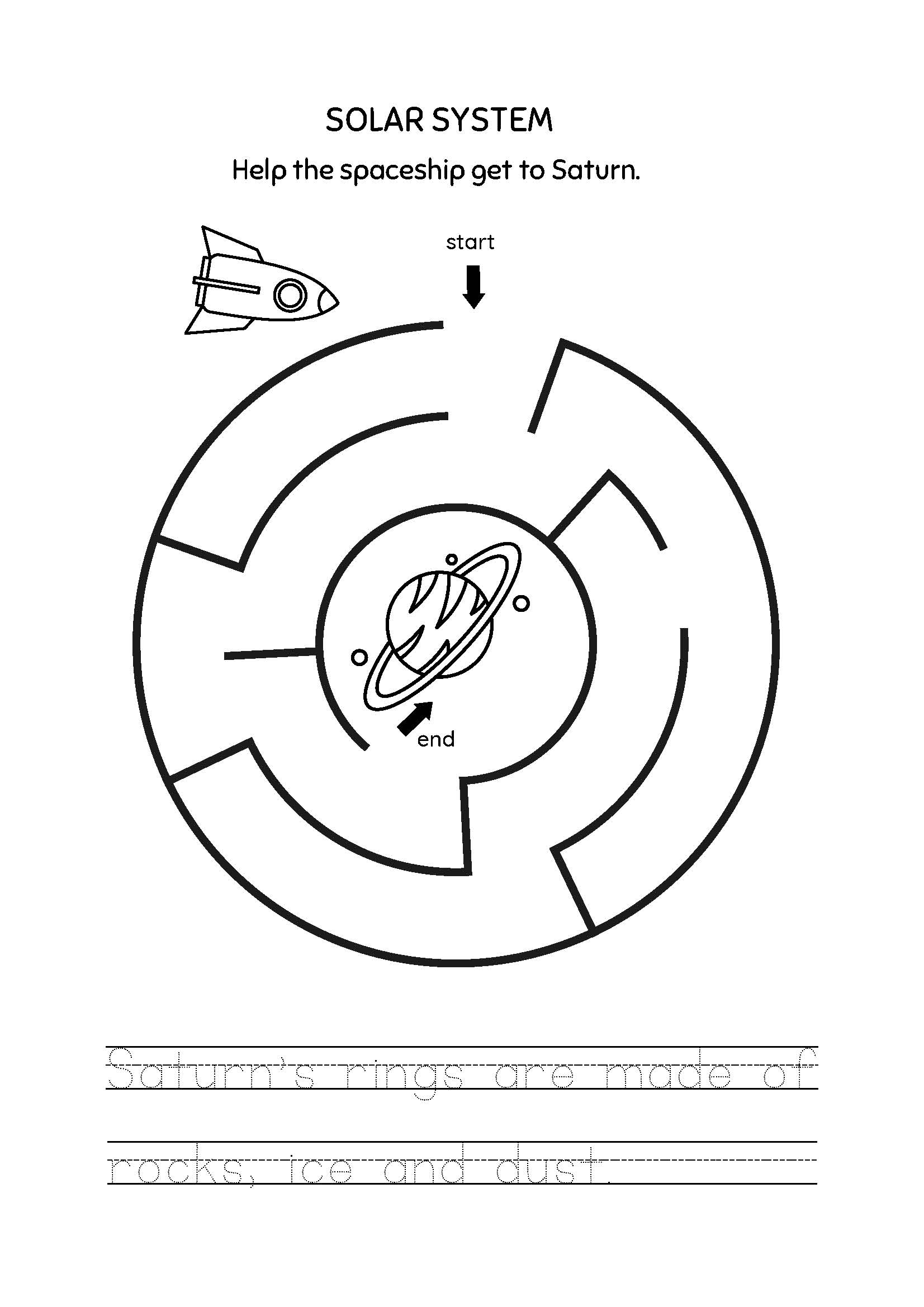 199+ Solar System Coloring Pages 54