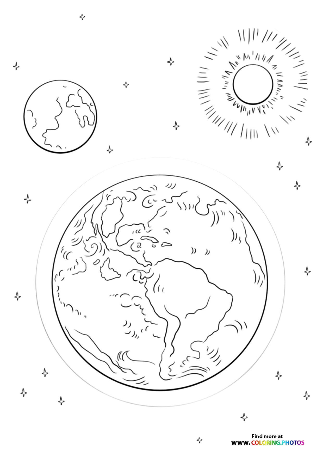 199+ Solar System Coloring Pages 87