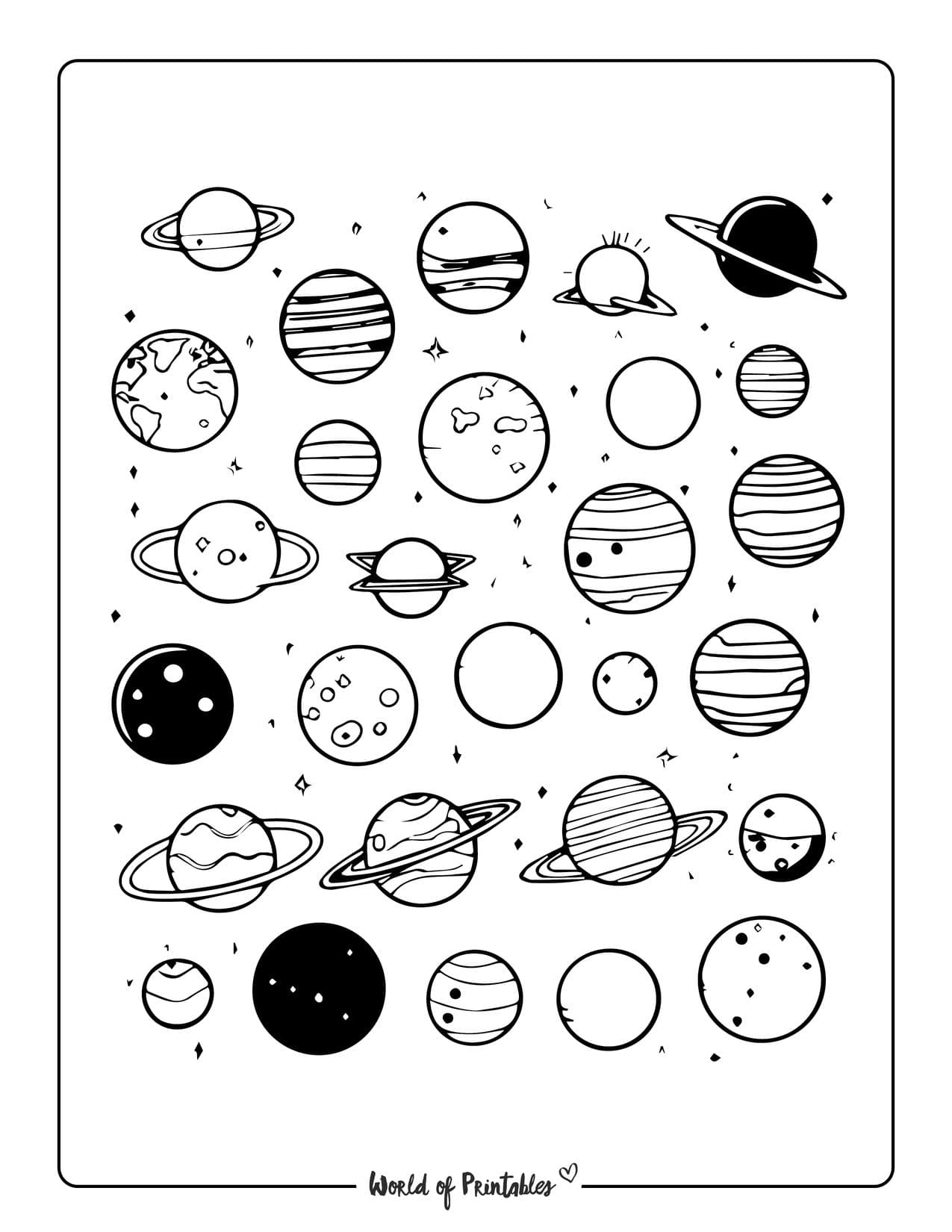 199+ Solar System Coloring Pages 98