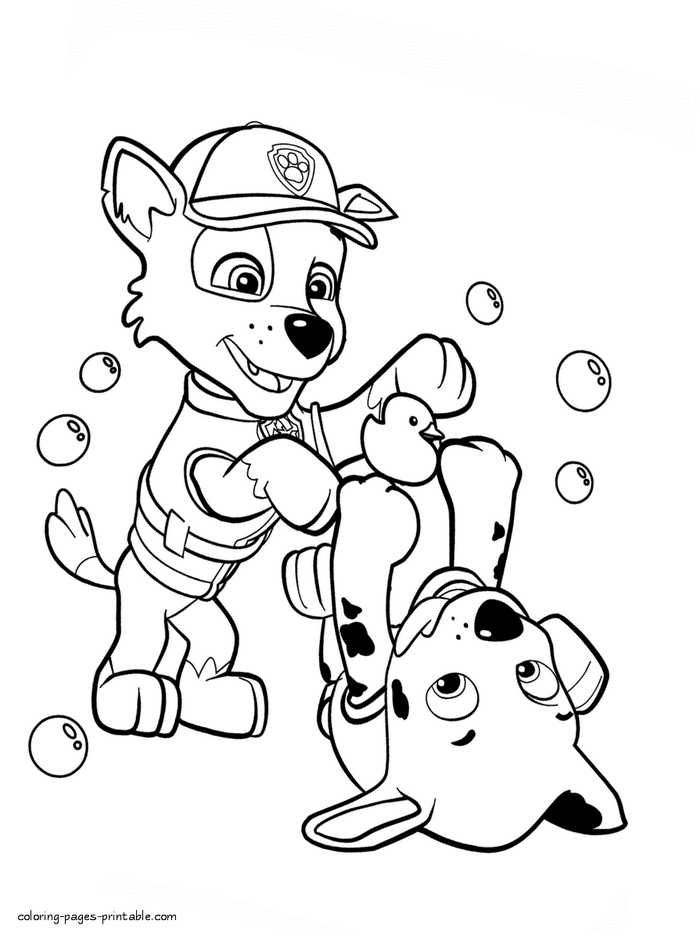 Paw Patrol Coloring Pages: 100+ Pawsome Coloring Fun 106