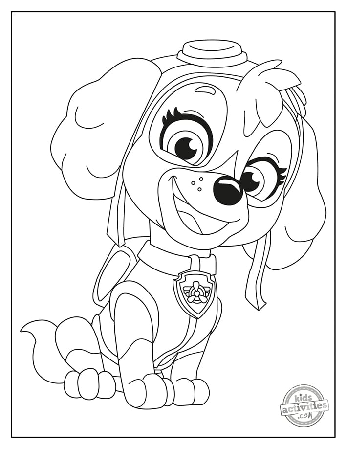 Paw Patrol Coloring Pages: 100+ Pawsome Coloring Fun 108