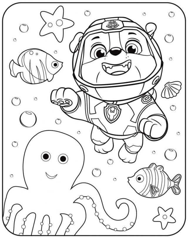 Paw Patrol Coloring Pages: 100+ Pawsome Coloring Fun 121