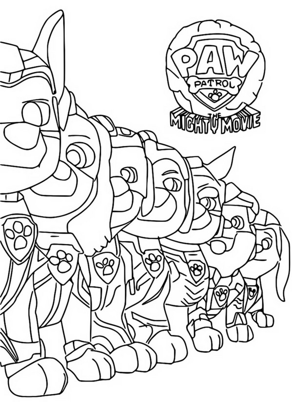 Paw Patrol Coloring Pages: 100+ Pawsome Coloring Fun 126