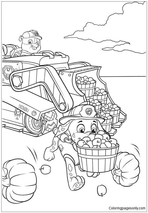 Paw Patrol Coloring Pages: 100+ Pawsome Coloring Fun 137