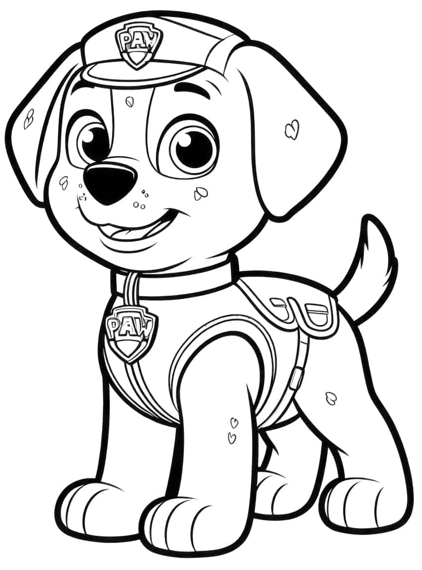 Paw Patrol Coloring Pages: 100+ Pawsome Coloring Fun 31