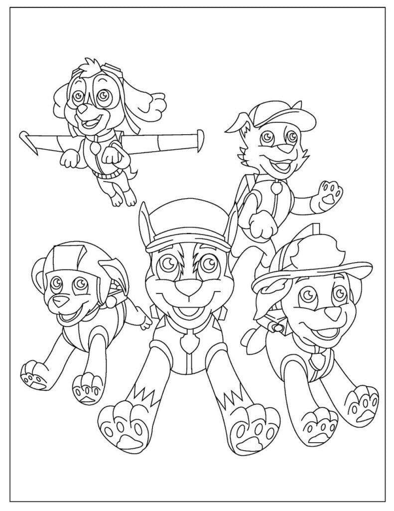 Paw Patrol Coloring Pages: 100+ Pawsome Coloring Fun 49