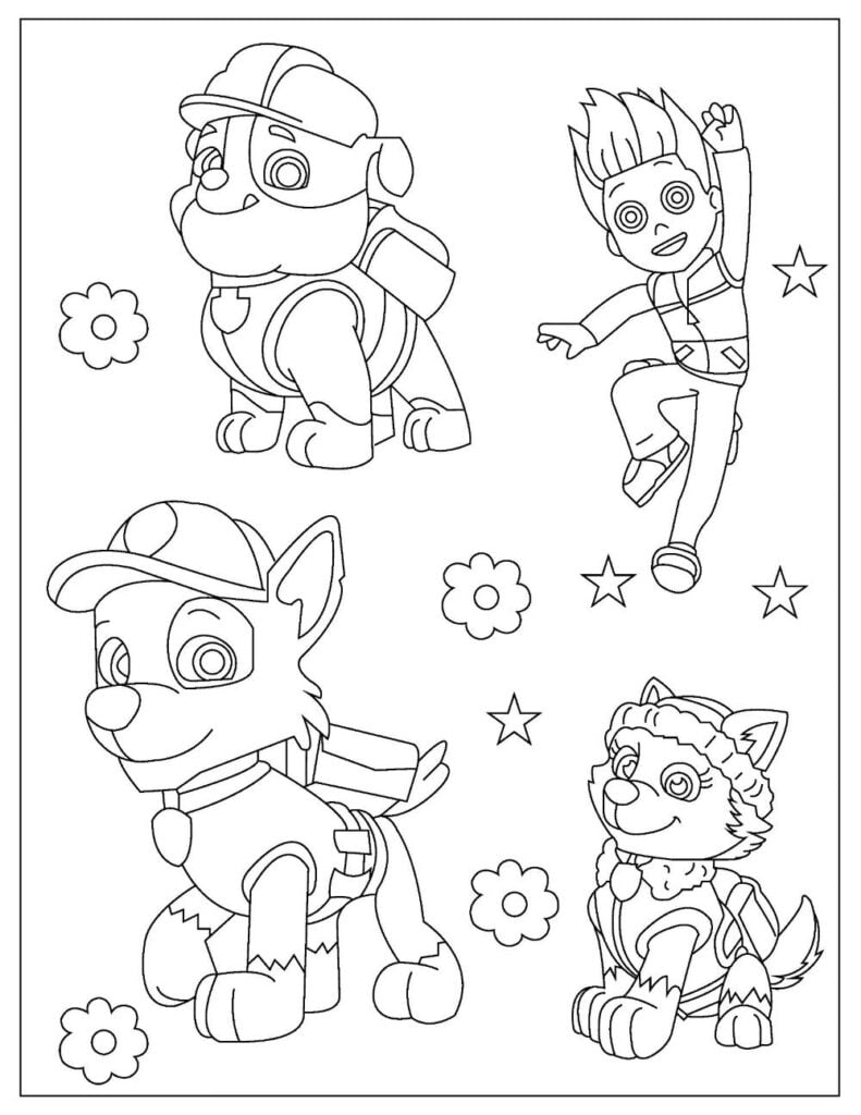 Paw Patrol Coloring Pages: 100+ Pawsome Coloring Fun 51