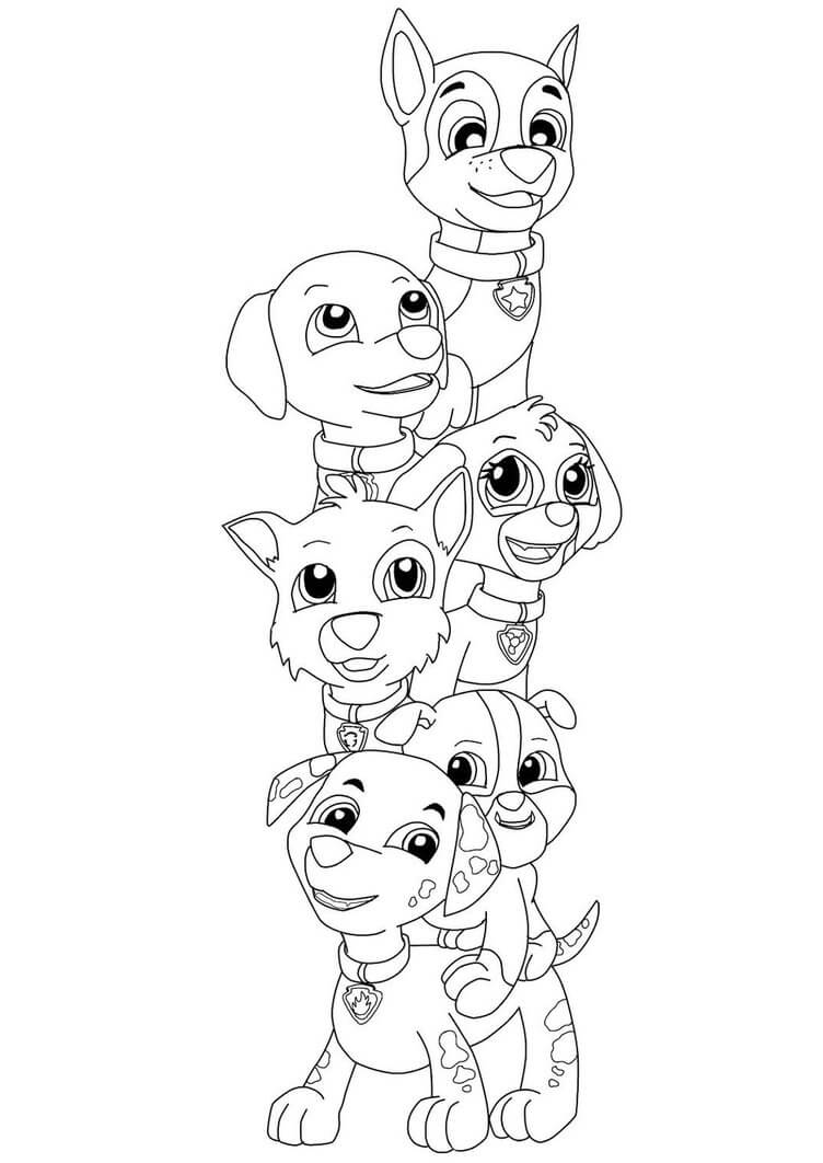 Paw Patrol Coloring Pages: 100+ Pawsome Coloring Fun 54