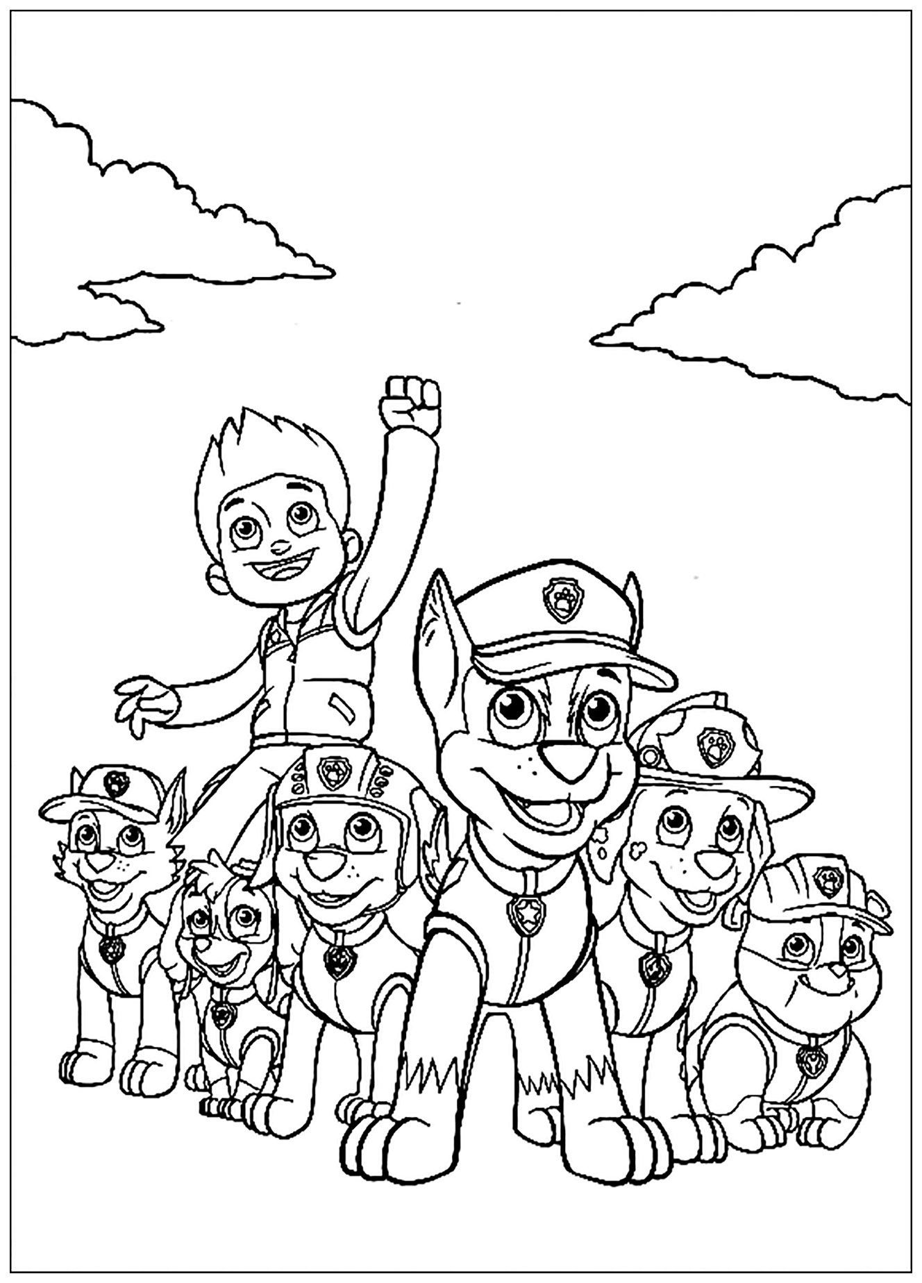 Paw Patrol Coloring Pages: 100+ Pawsome Coloring Fun 64