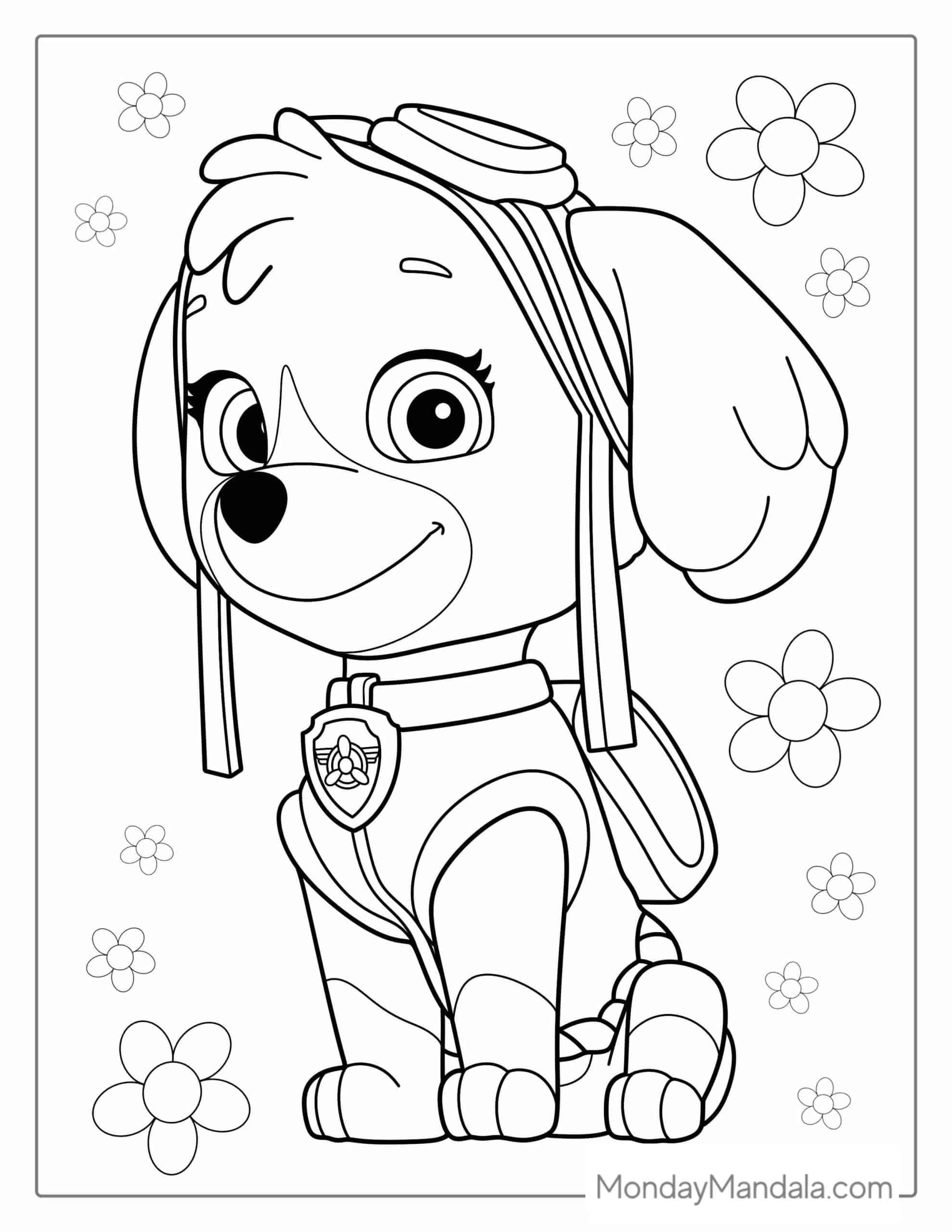 Paw Patrol Coloring Pages: 100+ Pawsome Coloring Fun 97