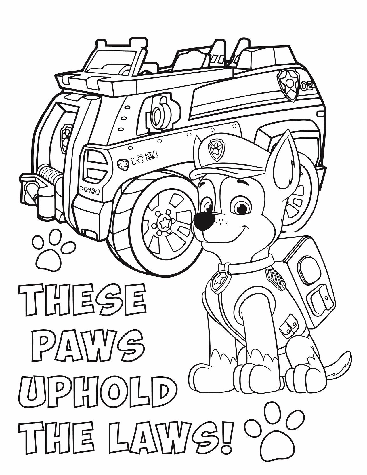 Paw Patrol Coloring Pages: 100+ Pawsome Coloring Fun 98