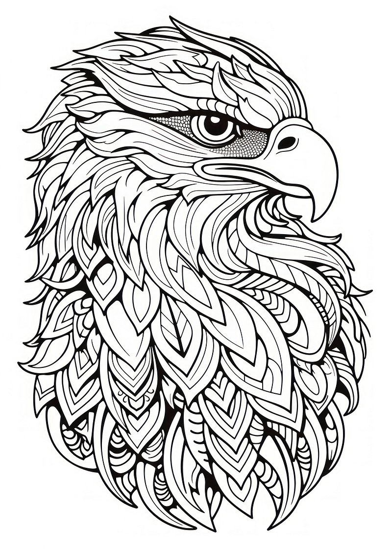 104 Realistic Griffin Coloring Pages Printable 33