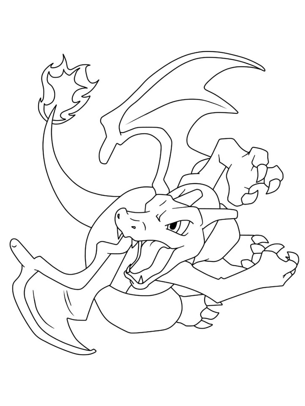 123+ Charmander Coloring Pages Printable 106