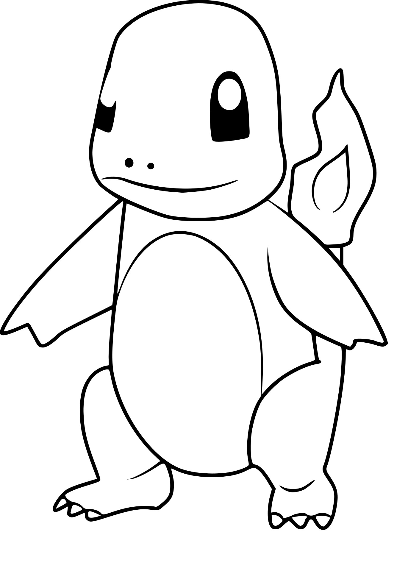 123+ Charmander Coloring Pages Printable 45