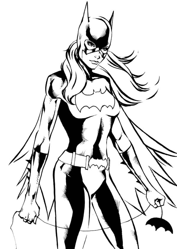 128 Free Batgirl Coloring Pages For Kids Printable 1