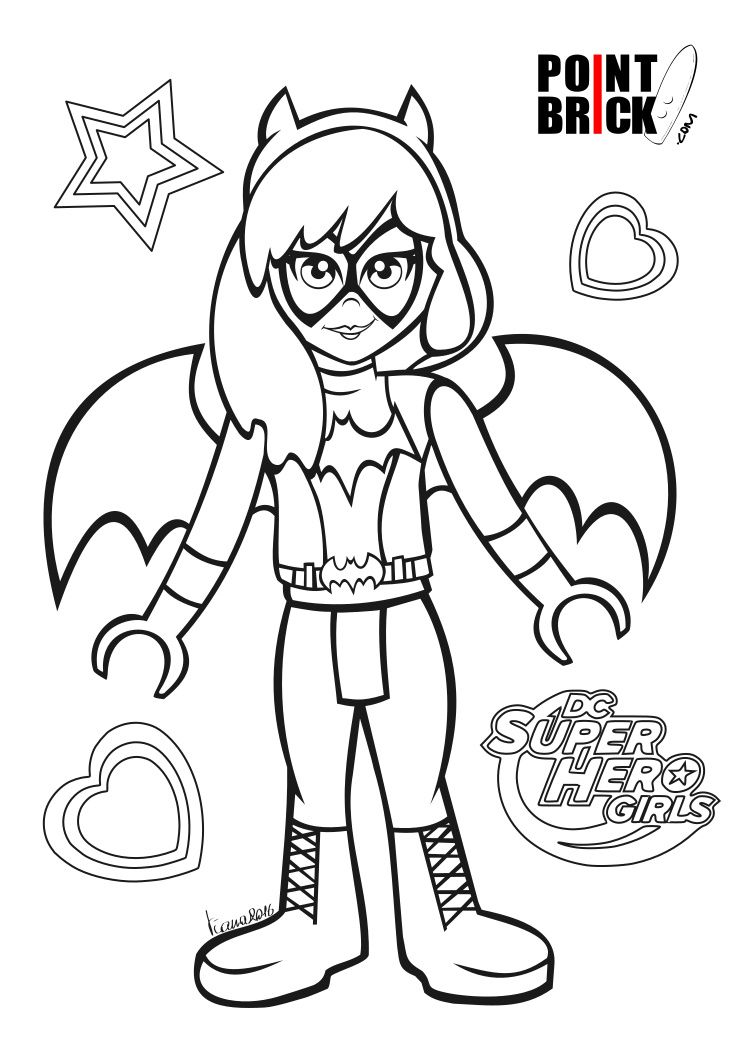 128 Free Batgirl Coloring Pages For Kids Printable 107