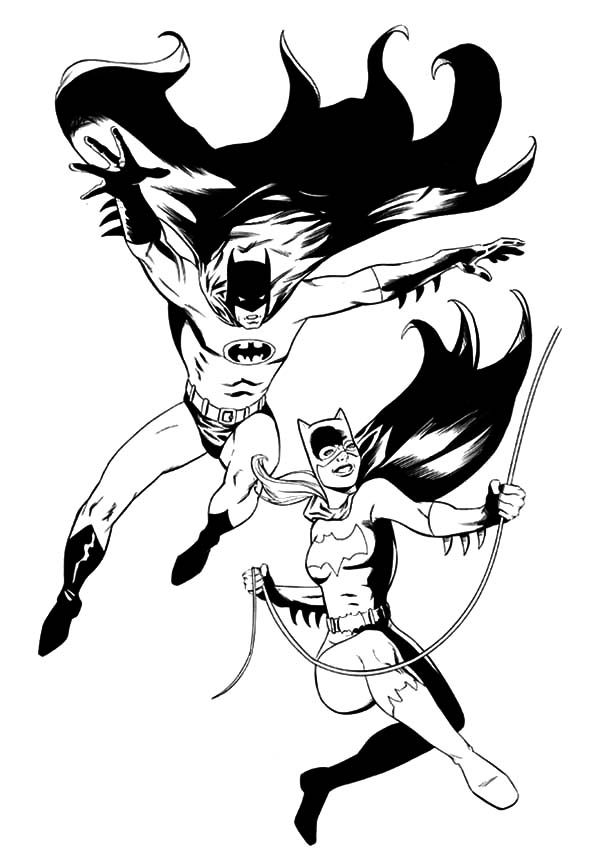 128 Free Batgirl Coloring Pages For Kids Printable 109