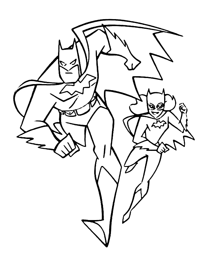 128 Free Batgirl Coloring Pages For Kids Printable 113