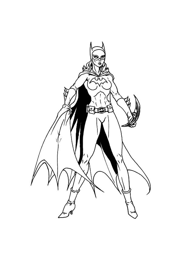 128 Free Batgirl Coloring Pages For Kids Printable 117