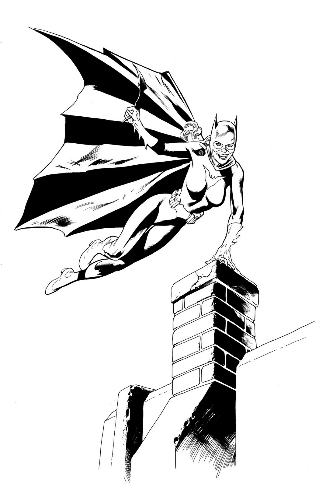 128 Free Batgirl Coloring Pages For Kids Printable 12