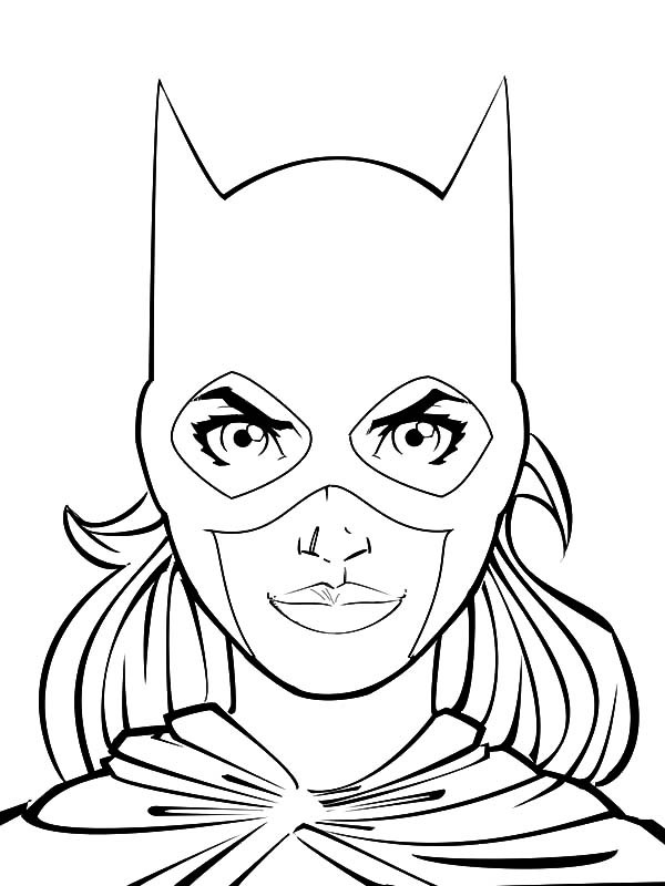 128 Free Batgirl Coloring Pages For Kids Printable 2