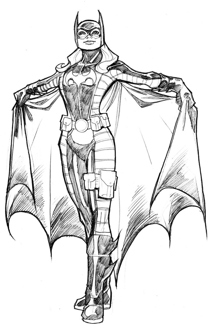 128 Free Batgirl Coloring Pages For Kids Printable 29