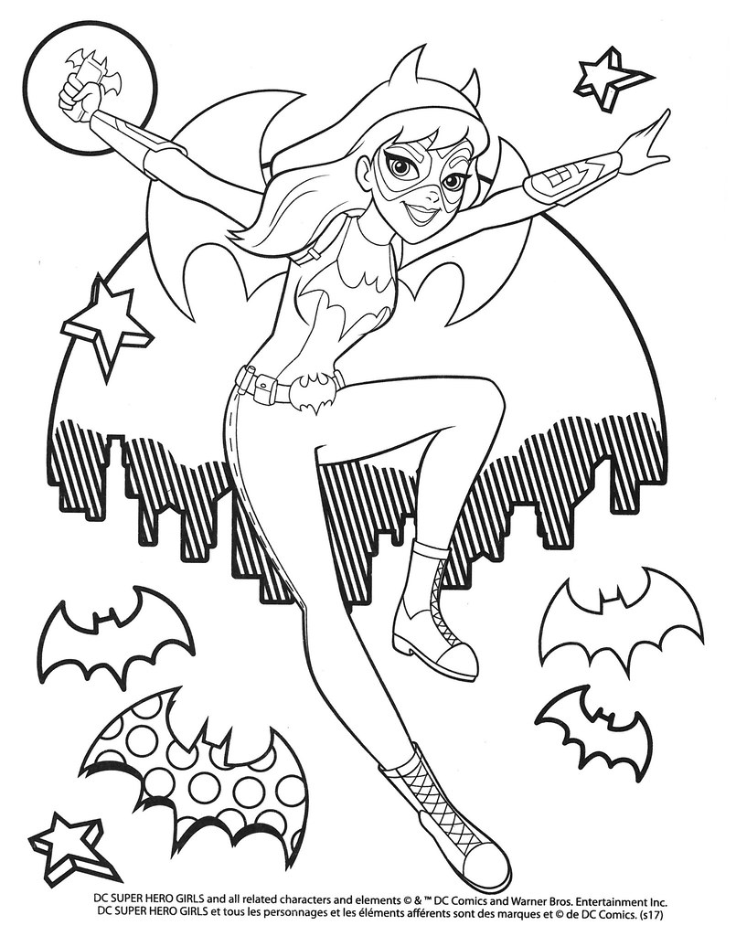 128 Free Batgirl Coloring Pages For Kids Printable 48