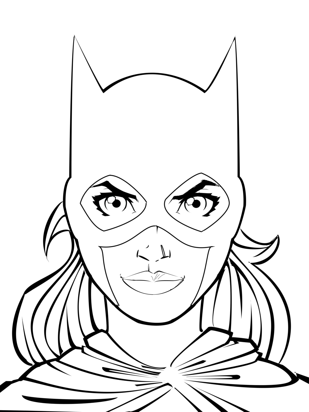 128 Free Batgirl Coloring Pages For Kids Printable 59